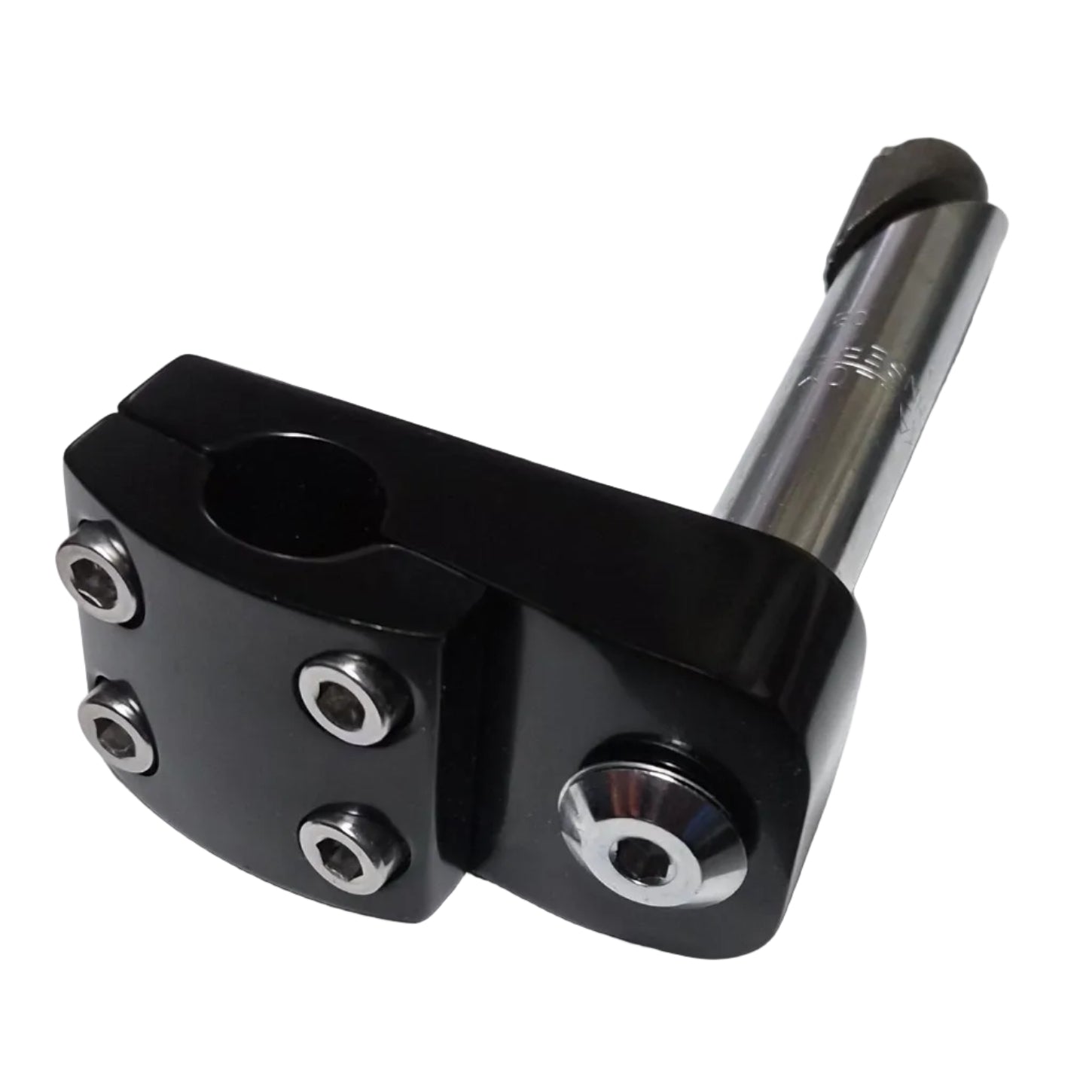 Kalloy BMX Quill Stem - 21.1mm shaft f/ threaded 1" forks - Black