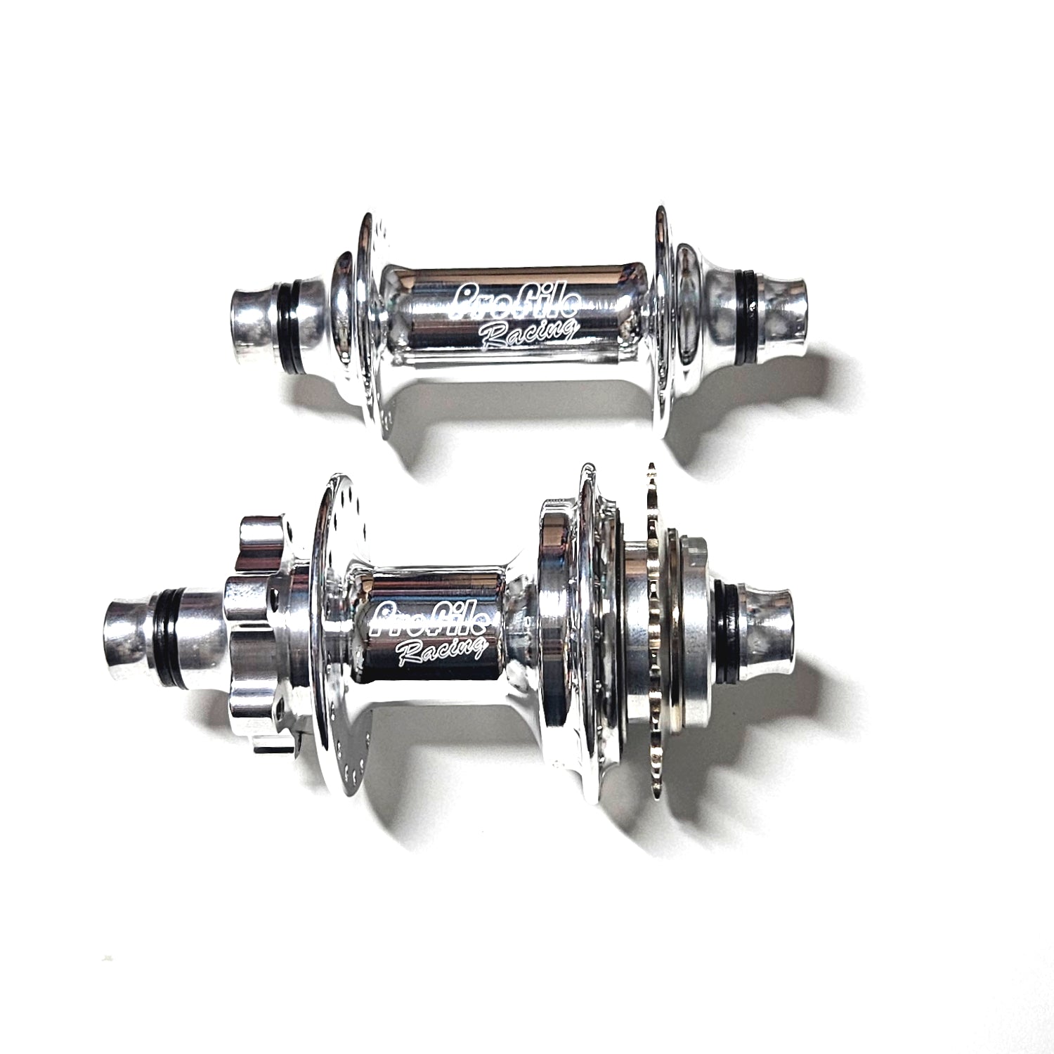 Profile Elite Race Disc Cassette Hubset - 36H - Polished - USA Made