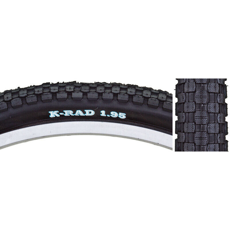 Kenda K-Rad BMX tire Black C&W Cycle - Main Image