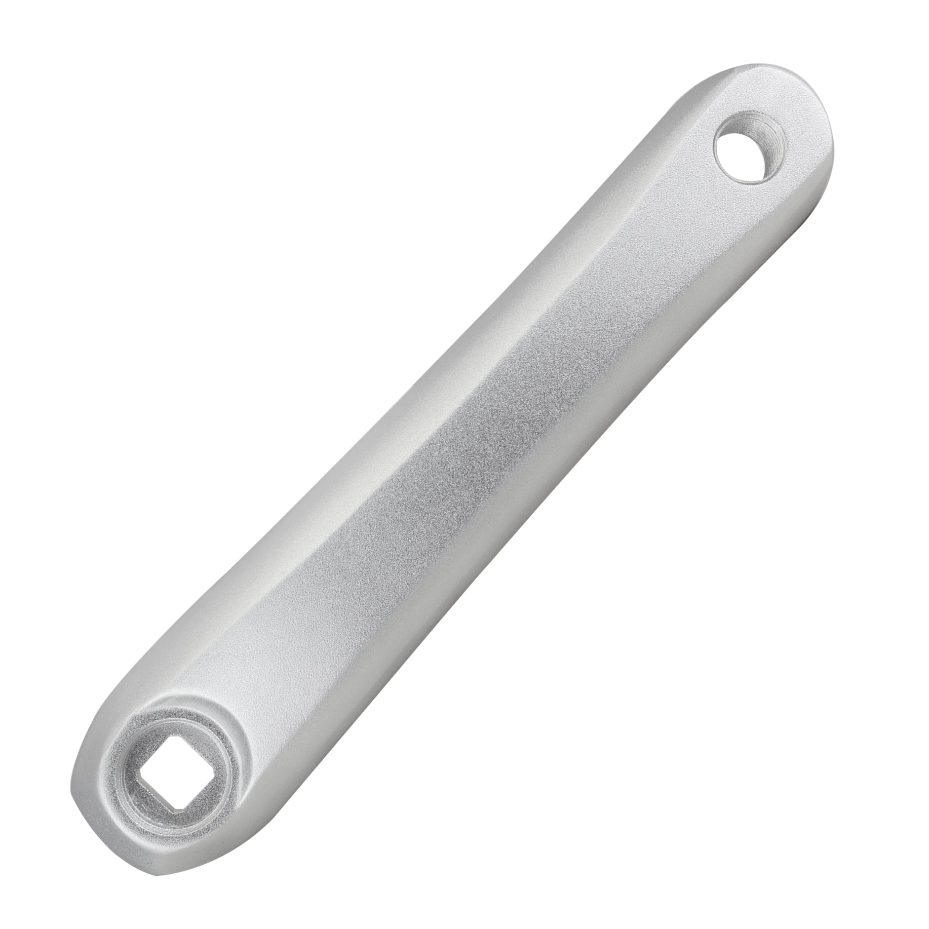 Horizontal Square Taper Left Alloy crank arm (JIS) - 170mm - Silver