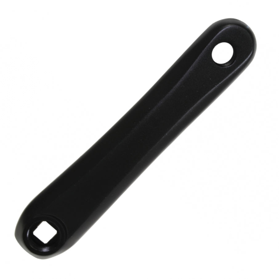 Horizontal Square Taper Left Alloy crank arm (JIS) - 170mm - Black