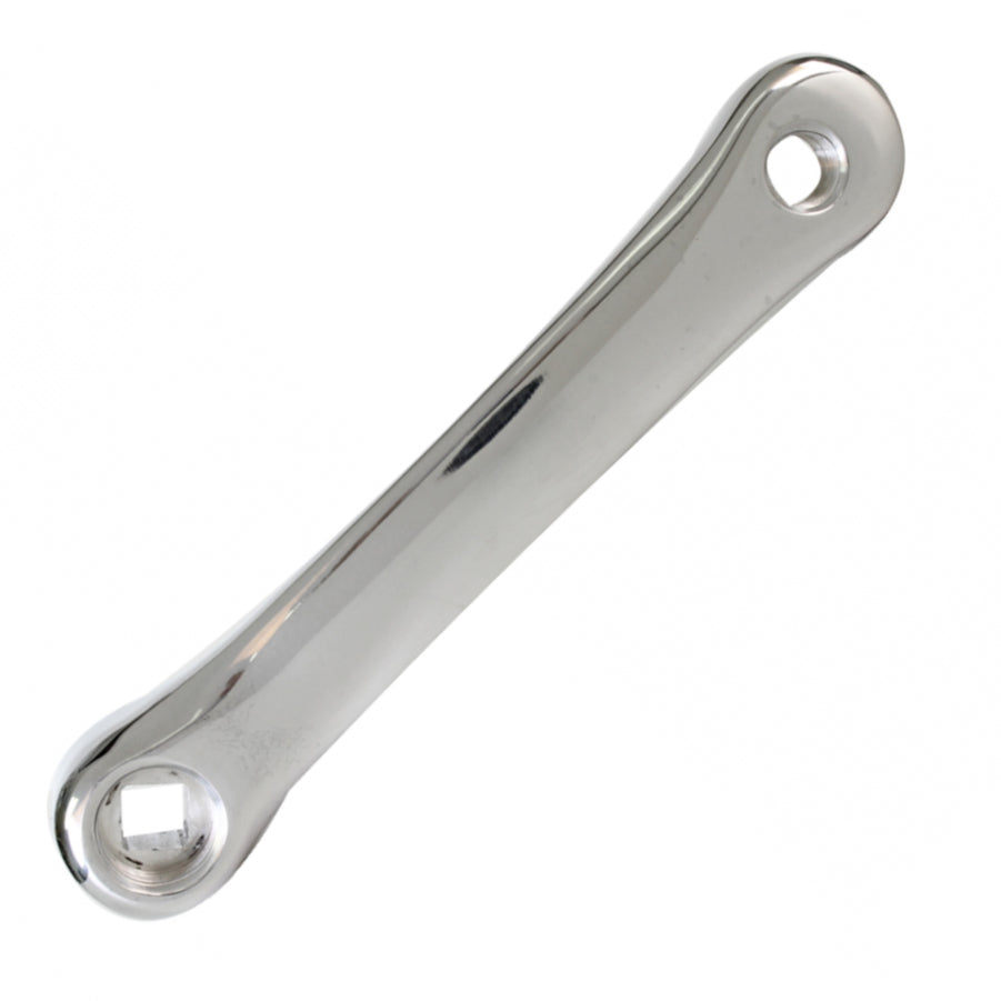 Replacement Alloy Square Taper (JIS) Left Crank Arm - 175mm - Silver
