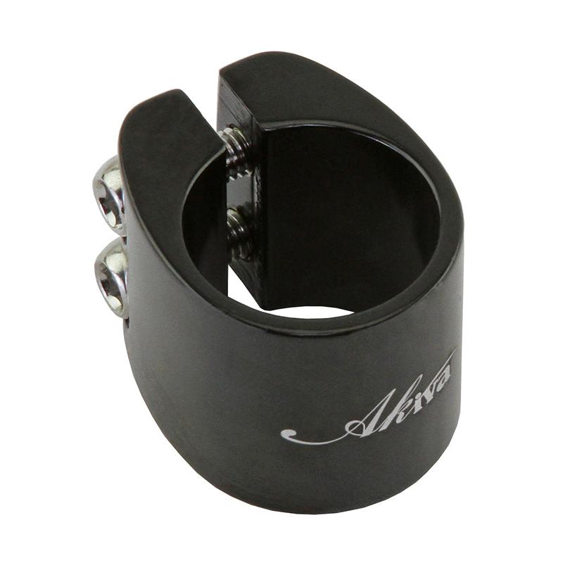Akiva Double BMX Seat Post Clamp 28.6mm 1 1 8 Black