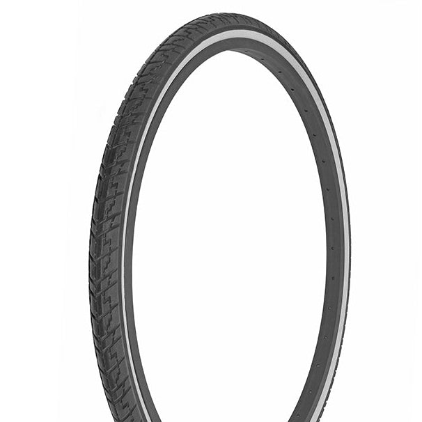 Bicycle tire on a white background