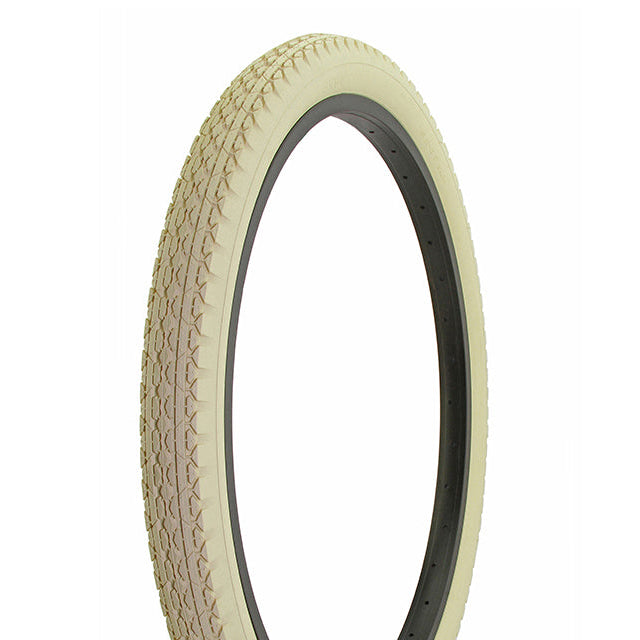 24x2.125 Duro Goodyear-style Cruiser Tread Tire - Cream