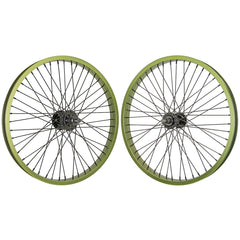 m*p様 BMX 20インチ_プロホイール_グリーン×イエロー 20