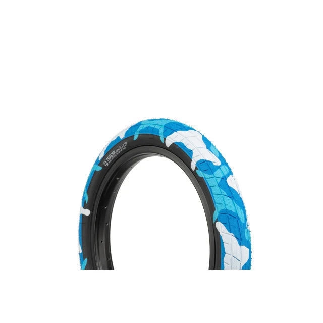 16x2.20 Salt Tracer BMX Tire - Blue Camo w/ Black Sidewall