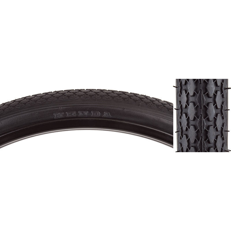 26x1-3/4 Kenda Schwinn S-7 Bicycle Tire (47-571) - All Black