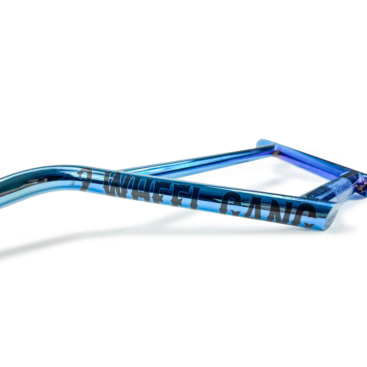 2 Wheel Gang Extendo 4pc Chromoly BMX Handlebars 7.5 Blue BMXGuru C W Cycle