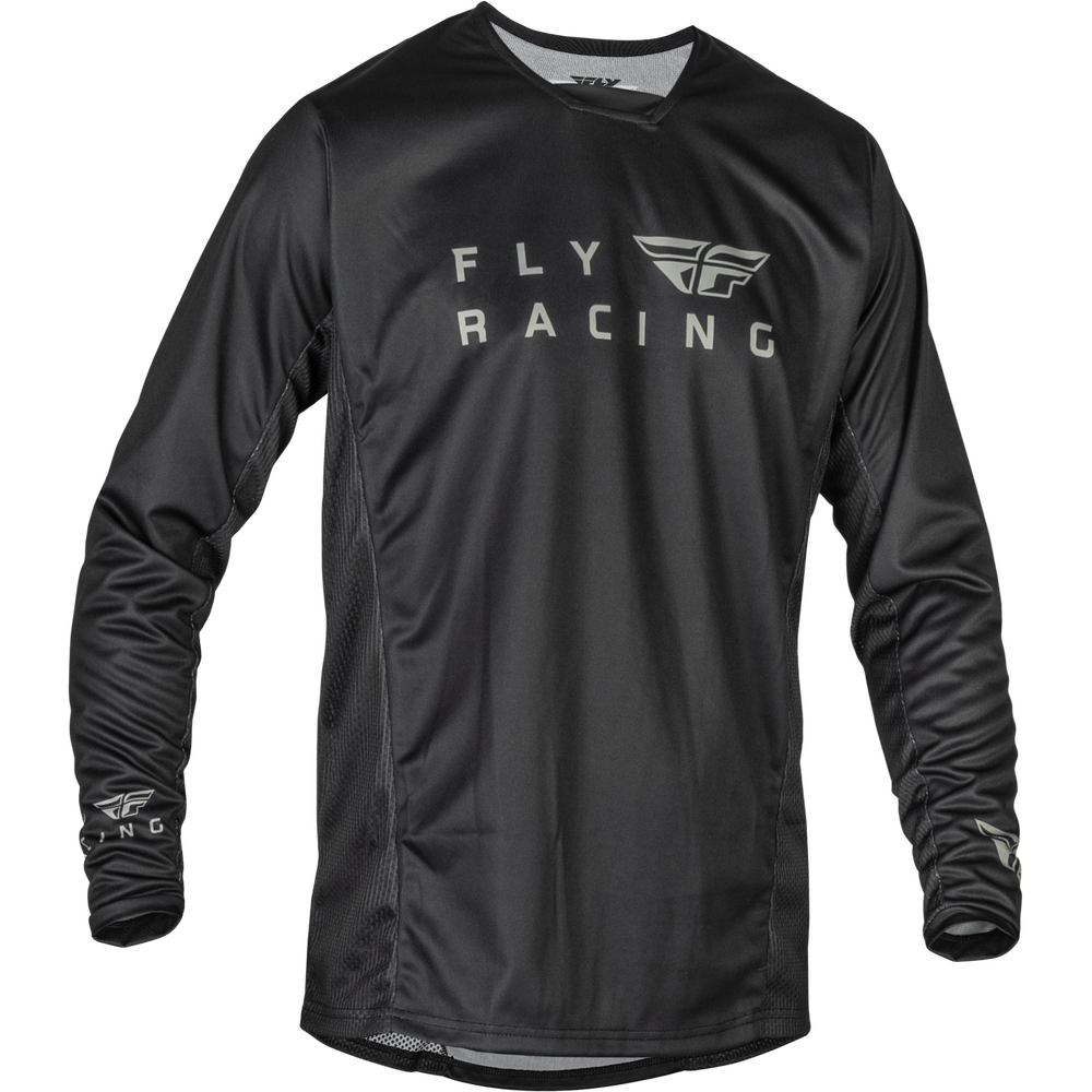 Fly Radium BMX Jersey - Youth Large (YL) - Black / Gray