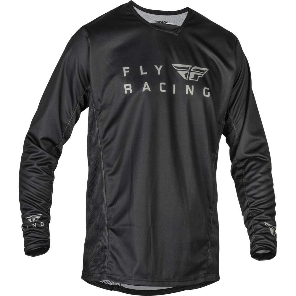 Fly Radium BMX Jersey - Adult Small (S) - Black / Gray