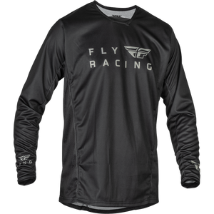 Fly Radium BMX Jersey - Youth Medium (YM) - Black / Gray