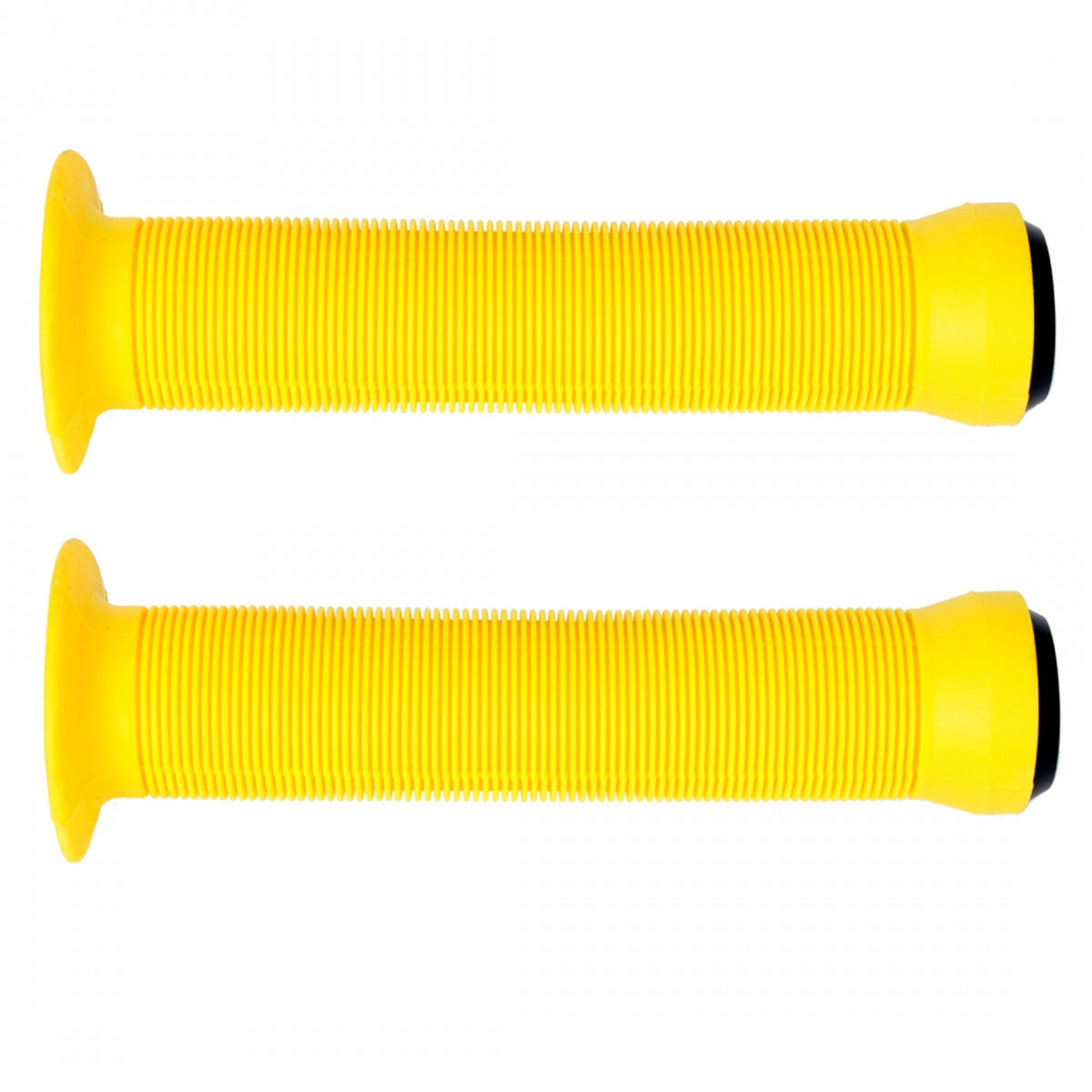 Black-Ops Full Circle Flanged BMX Grips - Yellow