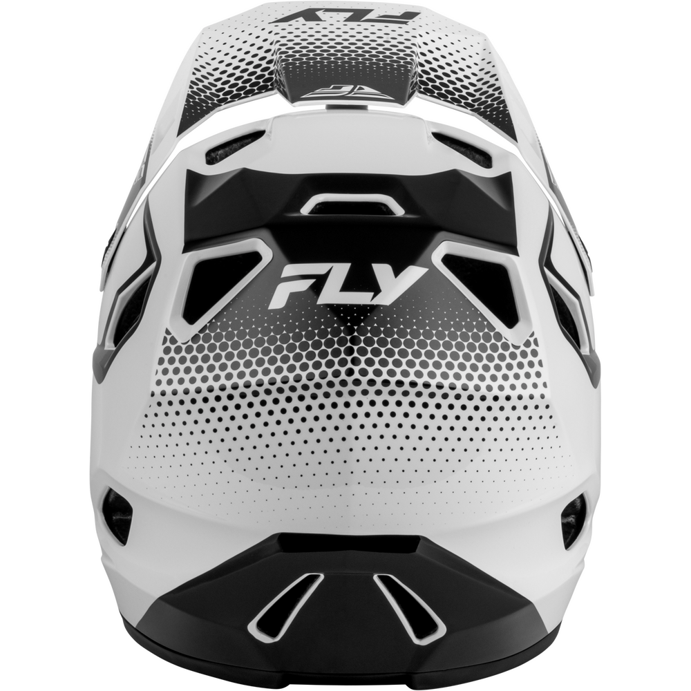 Fly Rayce Full Face BMX / DH Helmet - sz Adult XS - White/Black