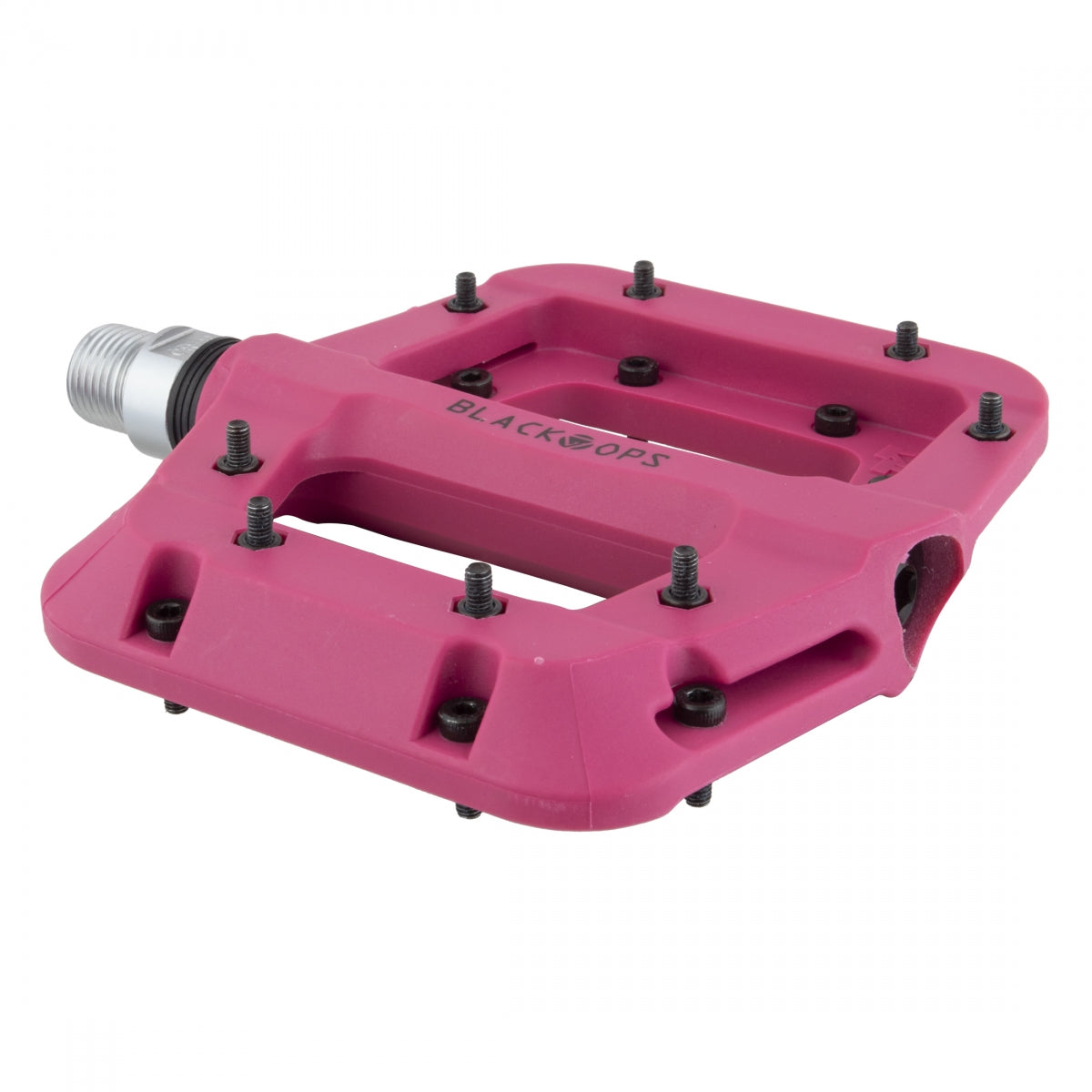 BlackOps Park Rat Fiber Sealed BMX Platform Pedals - Nylon - 9/16" - Pink