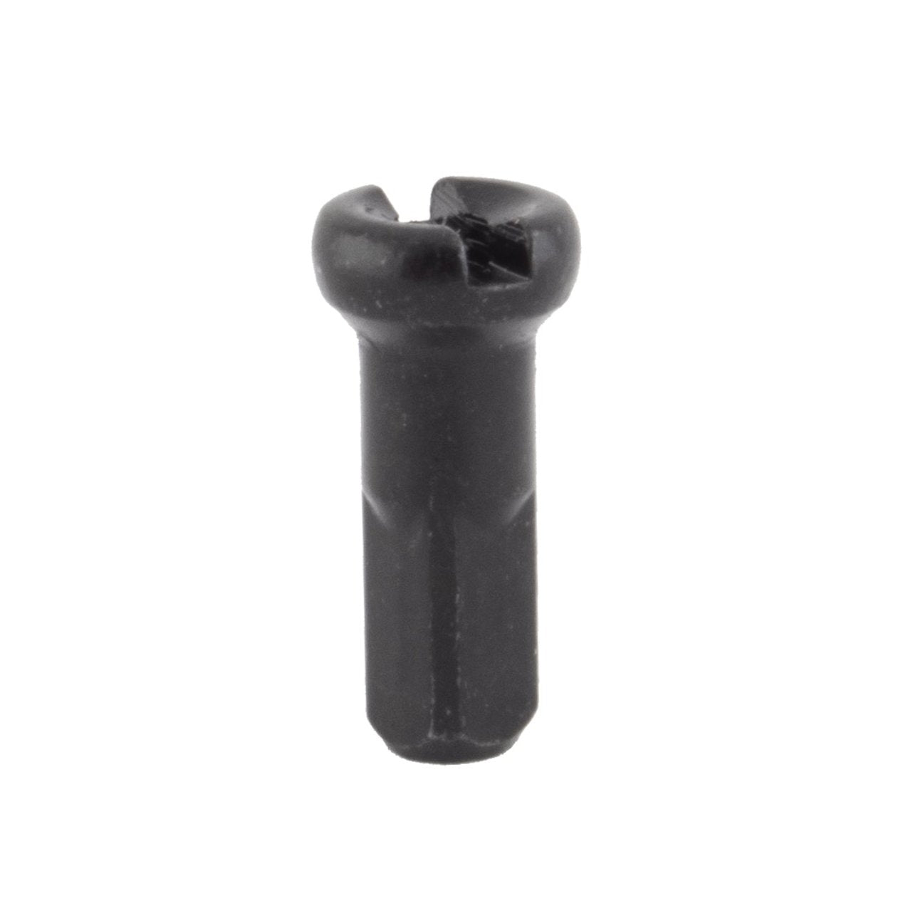Black Brass 14g 1/2" 12mm spoke nipple - single