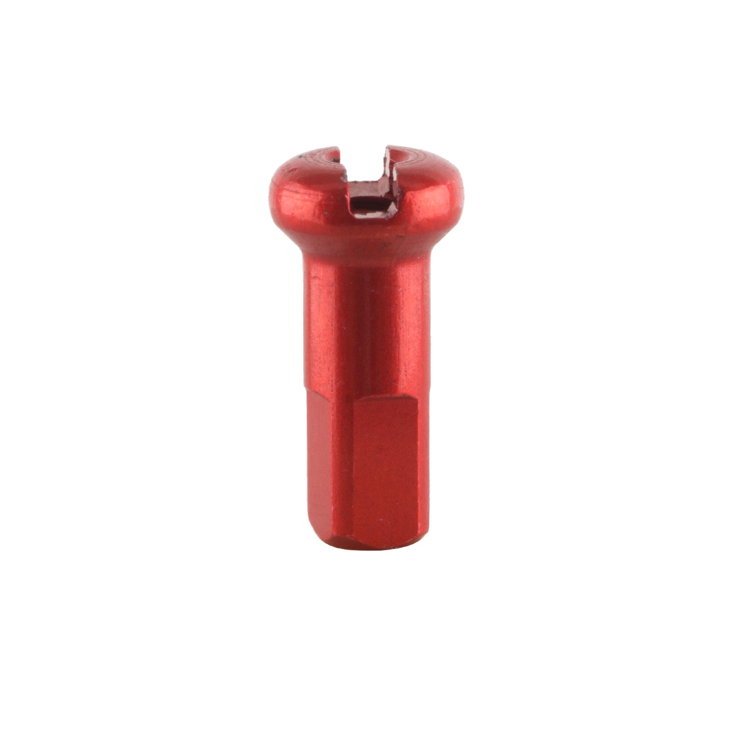 DT Swiss Premium Red Aluminum 2.0mm 14g 12mm 1/2" spoke nipple - single