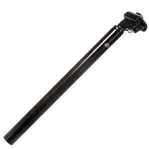 25.4mm Aluminum Micro Adjust Seatpost - 400mm - Black