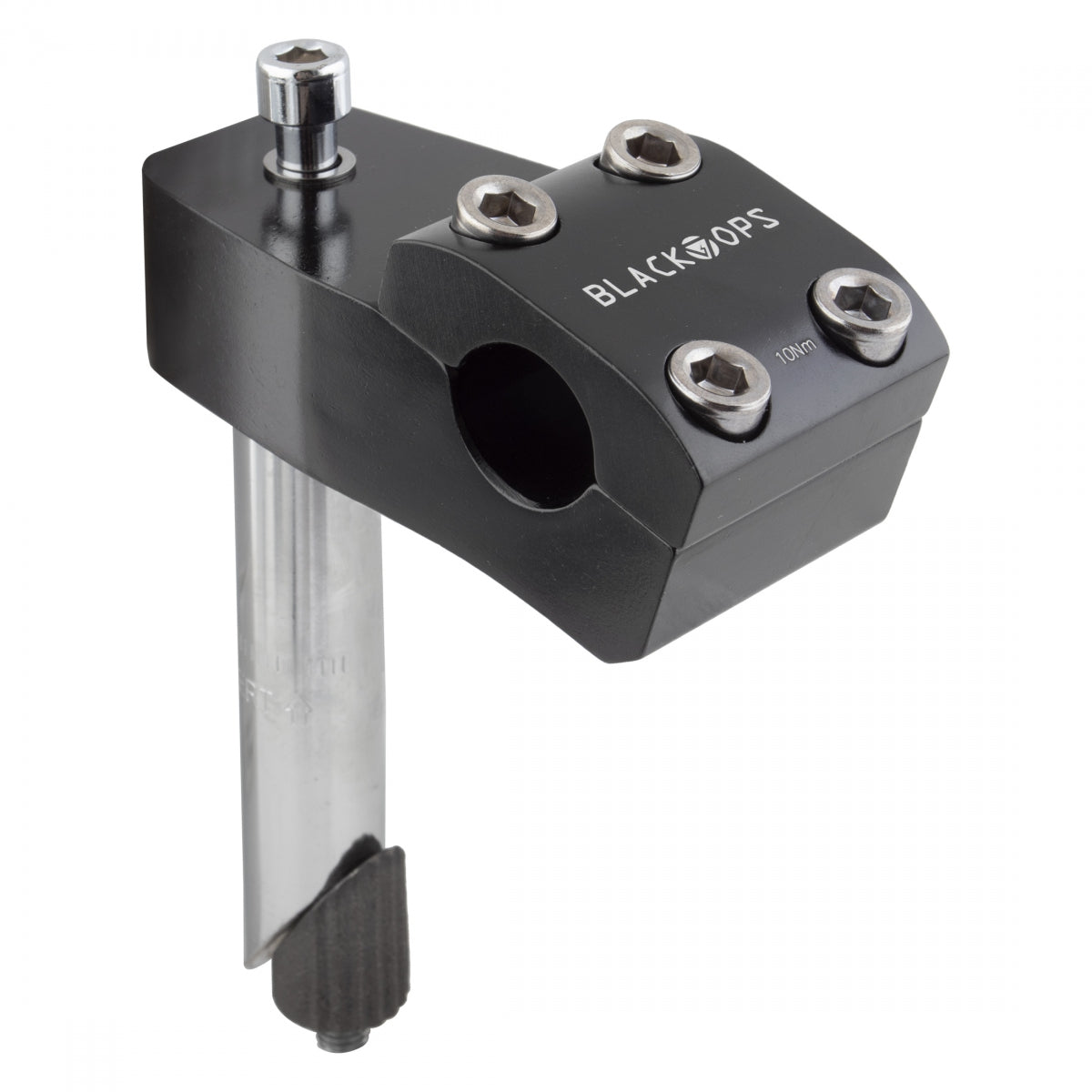 BlackOps MX Quill Stem - 21.1mm shaft f/ threaded 1" BMX forks - Black