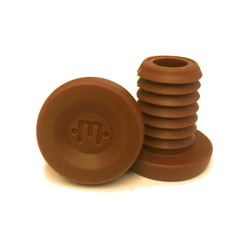 Mission Phase Bar End Plugs - Brown