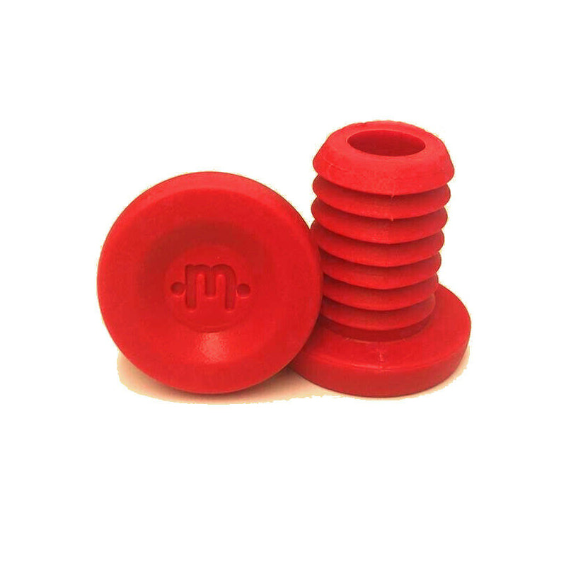 Mission Phase Bar End Plugs - Red