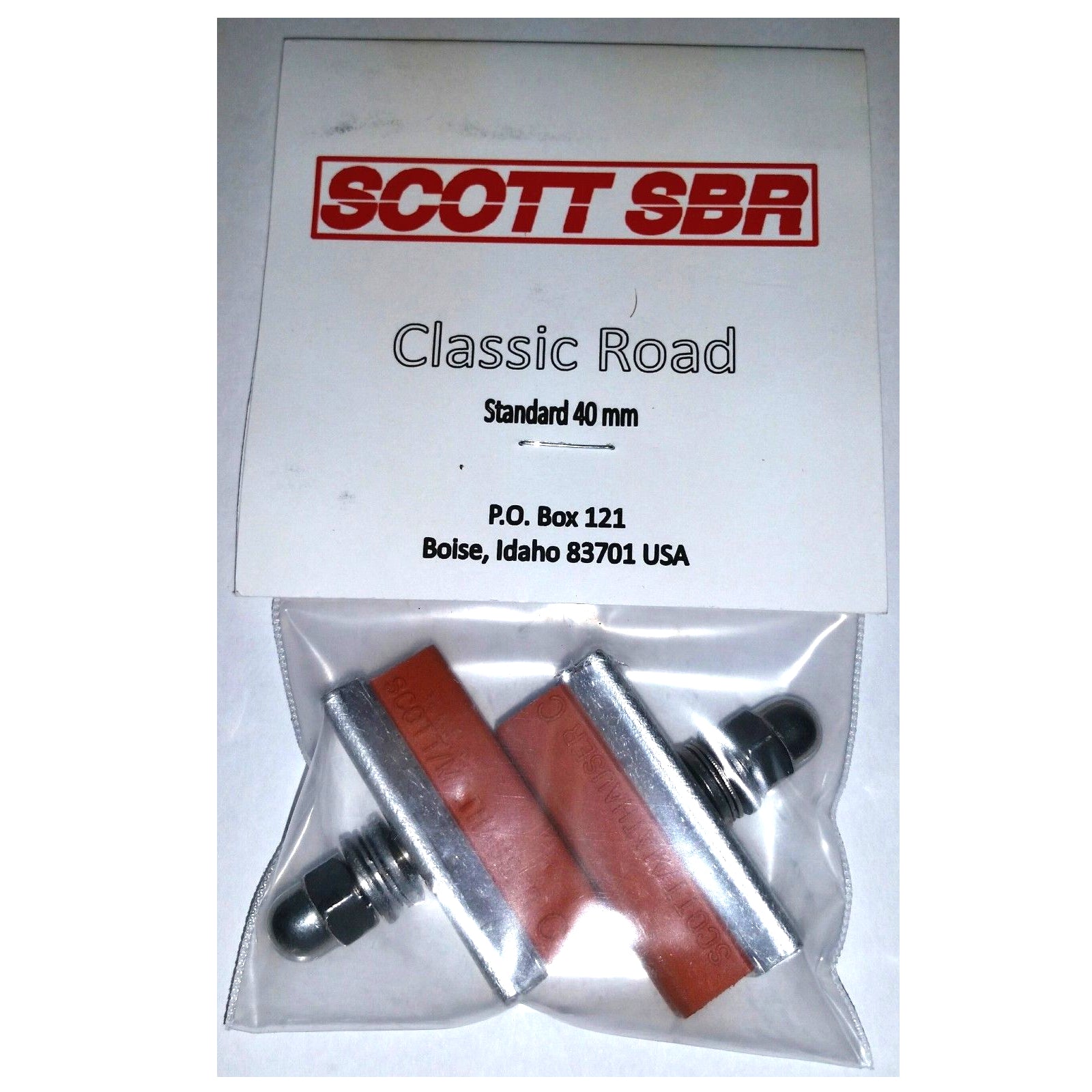 Scott Mathauser C Classic Threaded Brake Pads - Salmon - USA made