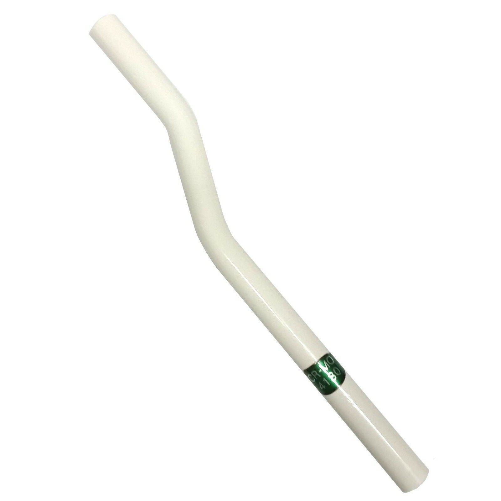 22.2mm (7/8") Chromoly Snake Drainpipe-style Laid Back Seatpost - White