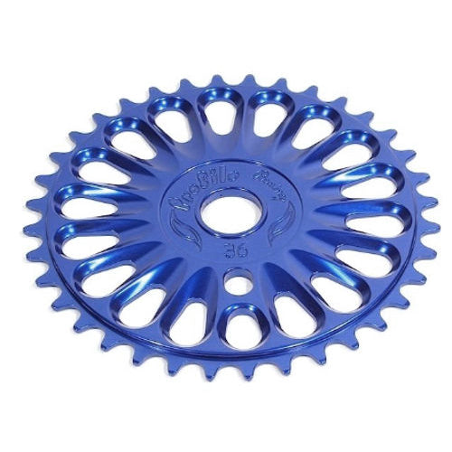 Profile 33t Imperial BMX Sprocket / Chainwheel - Blue - USA Made