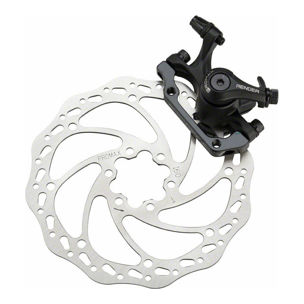 Promax Render Rear Mechanical Disc Brake Caliper w/ 160mm Rotor