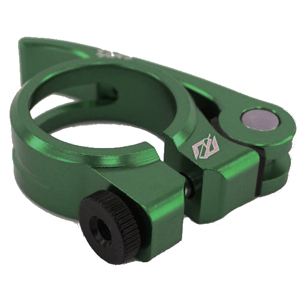 TNT Bicycles BMX Quick-Release Seat Post Clamp - 31.8mm - 1-1/4" - Green
