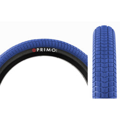 20x2.40 Primo V-Monster BMX Tire - Blue w/ Black Sidewall