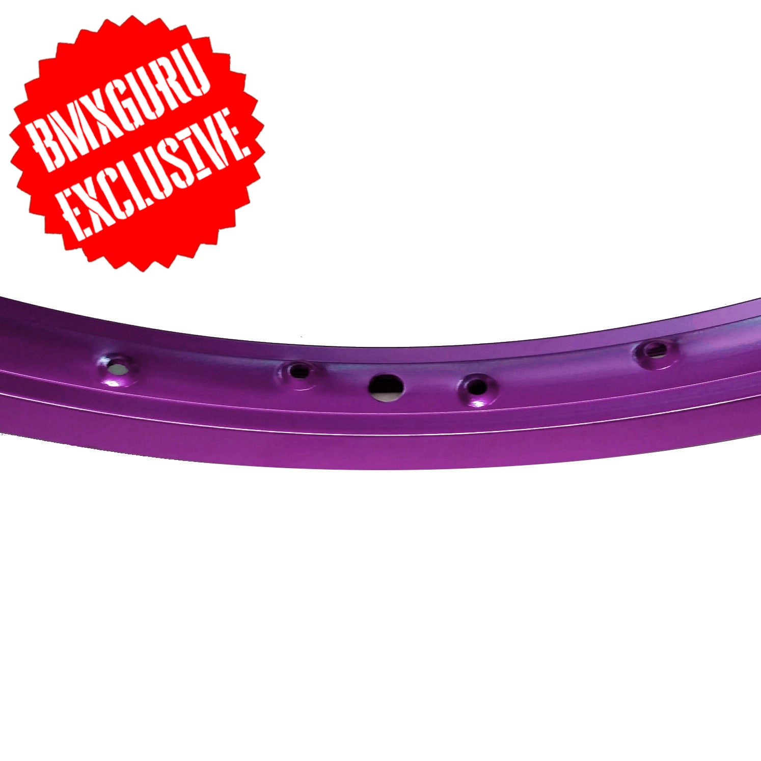 20" (406mm) Aluminum A-7X 7X style BMX Rim - 36H - Purple