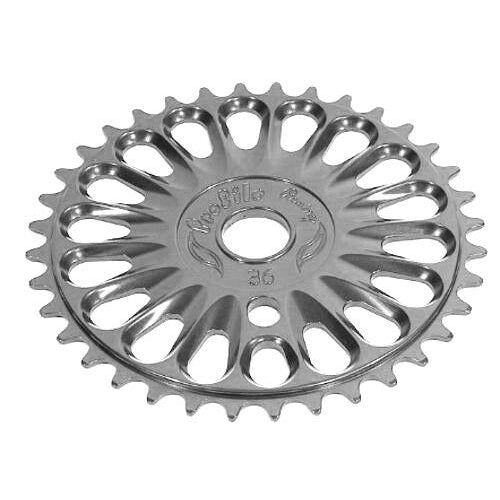 Profile 36t Imperial BMX Sprocket / Chainwheel - Silver - USA Made