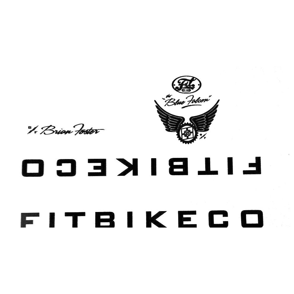 Fit Brian Foster F-it BMX Decal Set - Black