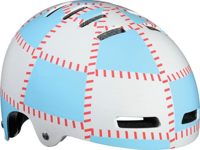 Lazer Street / BMX / Skate Helmet - Sz L 59-61cm - Blue/White Checkered Flag