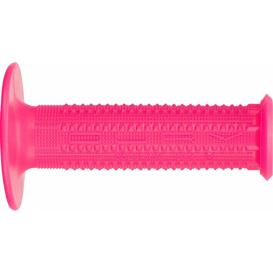 Oury Pyramid BMX grips - Neon Pink - USA Made