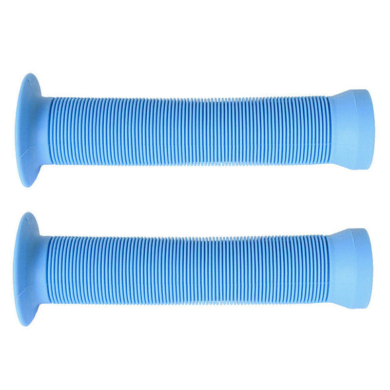 Black-Ops Full Circle Flanged BMX Grips - Lt Blue