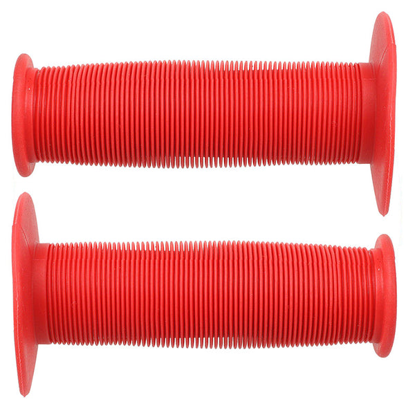 Turbo-Style BMX grips - Mushroom/Toadstool - Flanged - Red