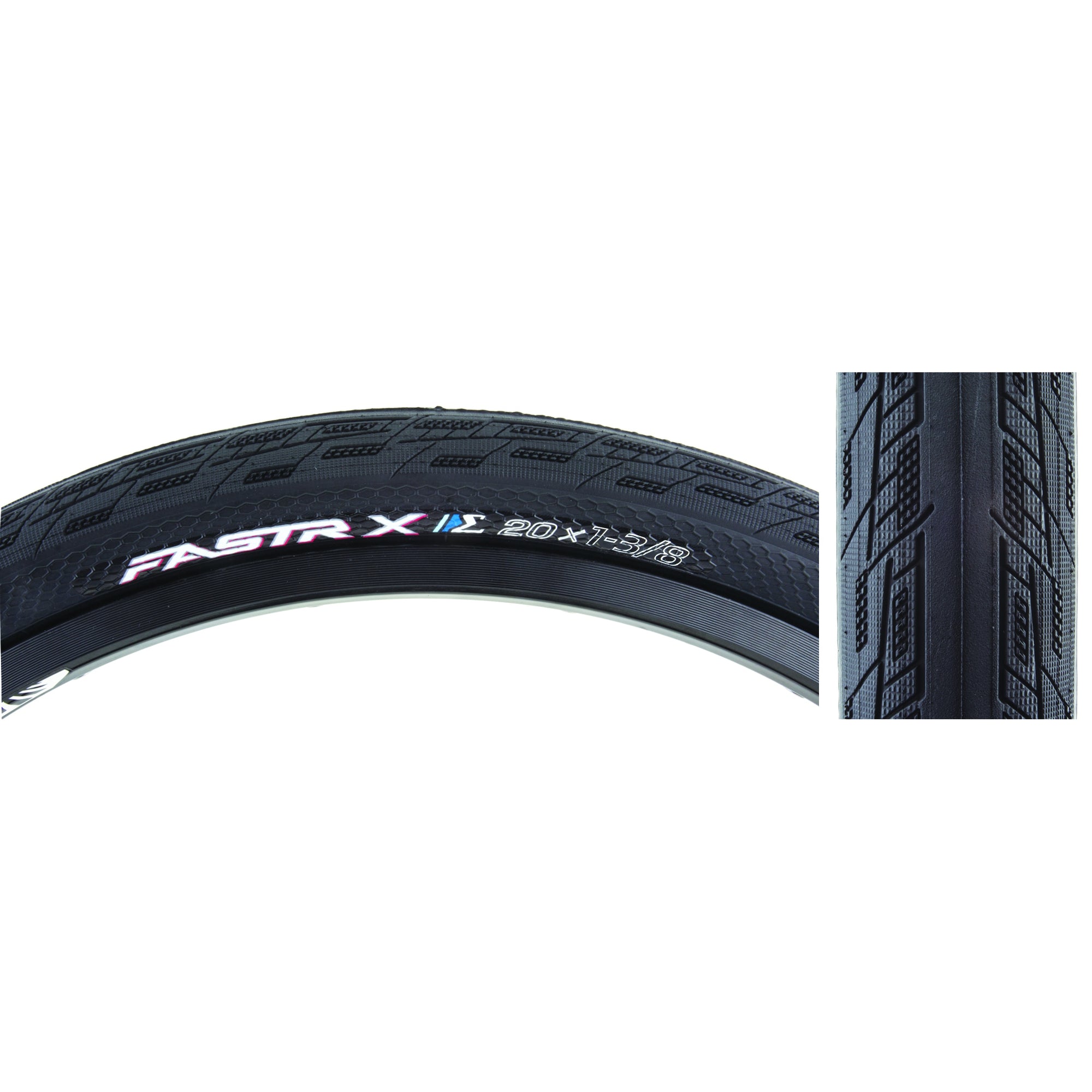 20x1-3/8 Tioga Fastr-X S-Spec Folding BMX tire - Black