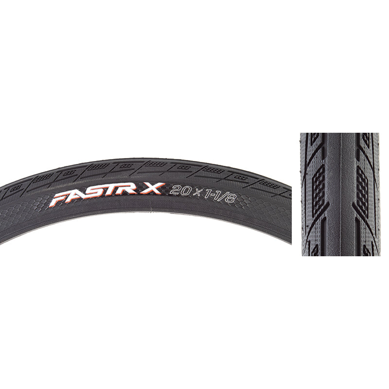 20x1-1/8 Tioga Fastr-X BMX tire - Black