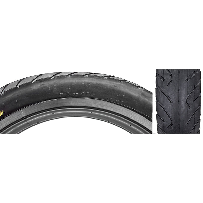 20x4-1/4 Kenda Chopper Fat Tire - Black