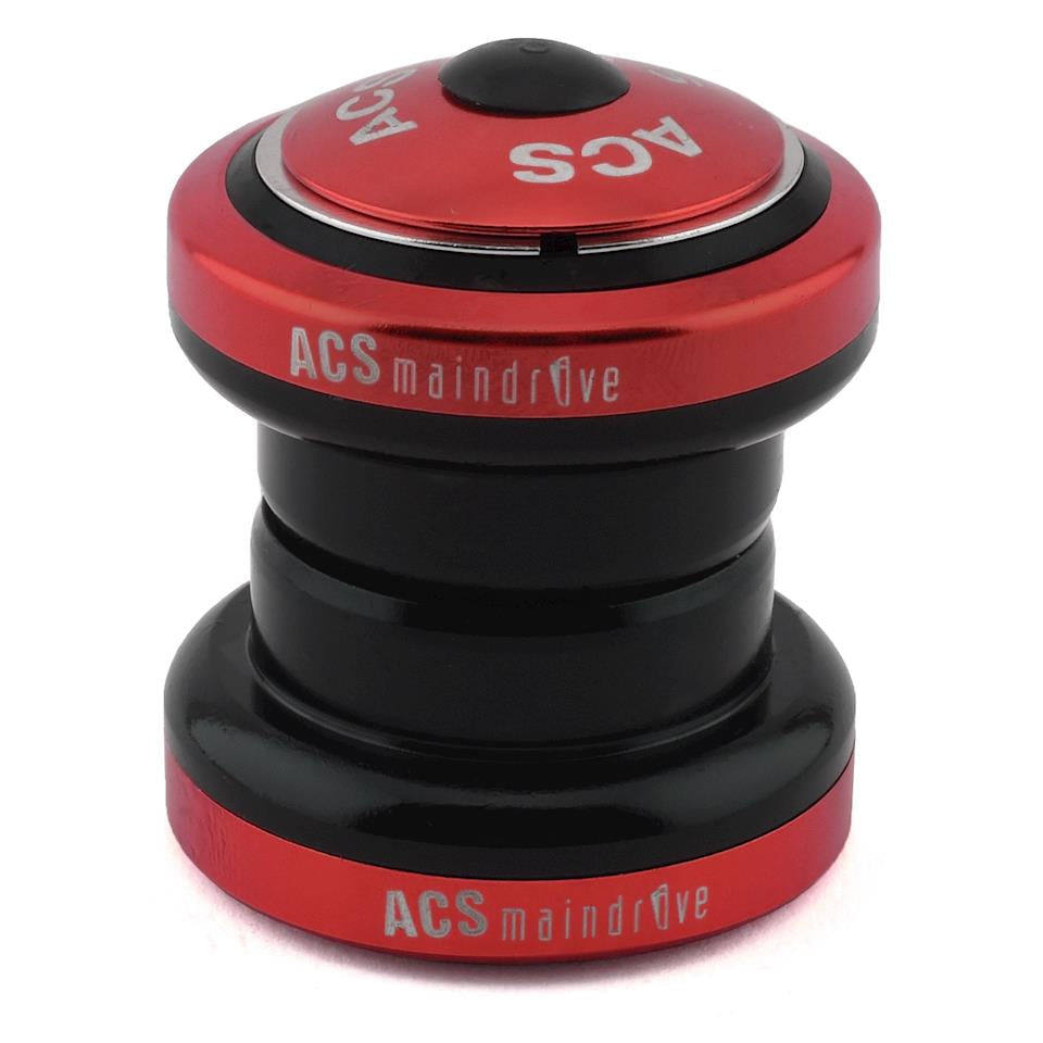 ACS Maindrive Sealed Threadless Headset - 1-1/8" - Red
