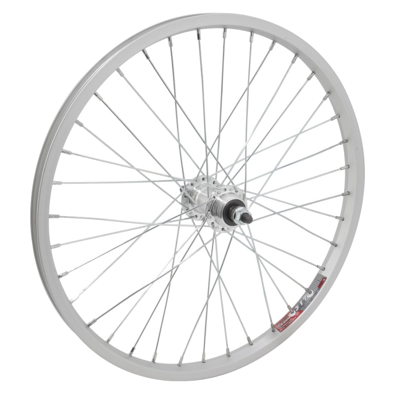 20" Weinmann 519 Rear Wheel - 3/8" - Freewheel - Silver