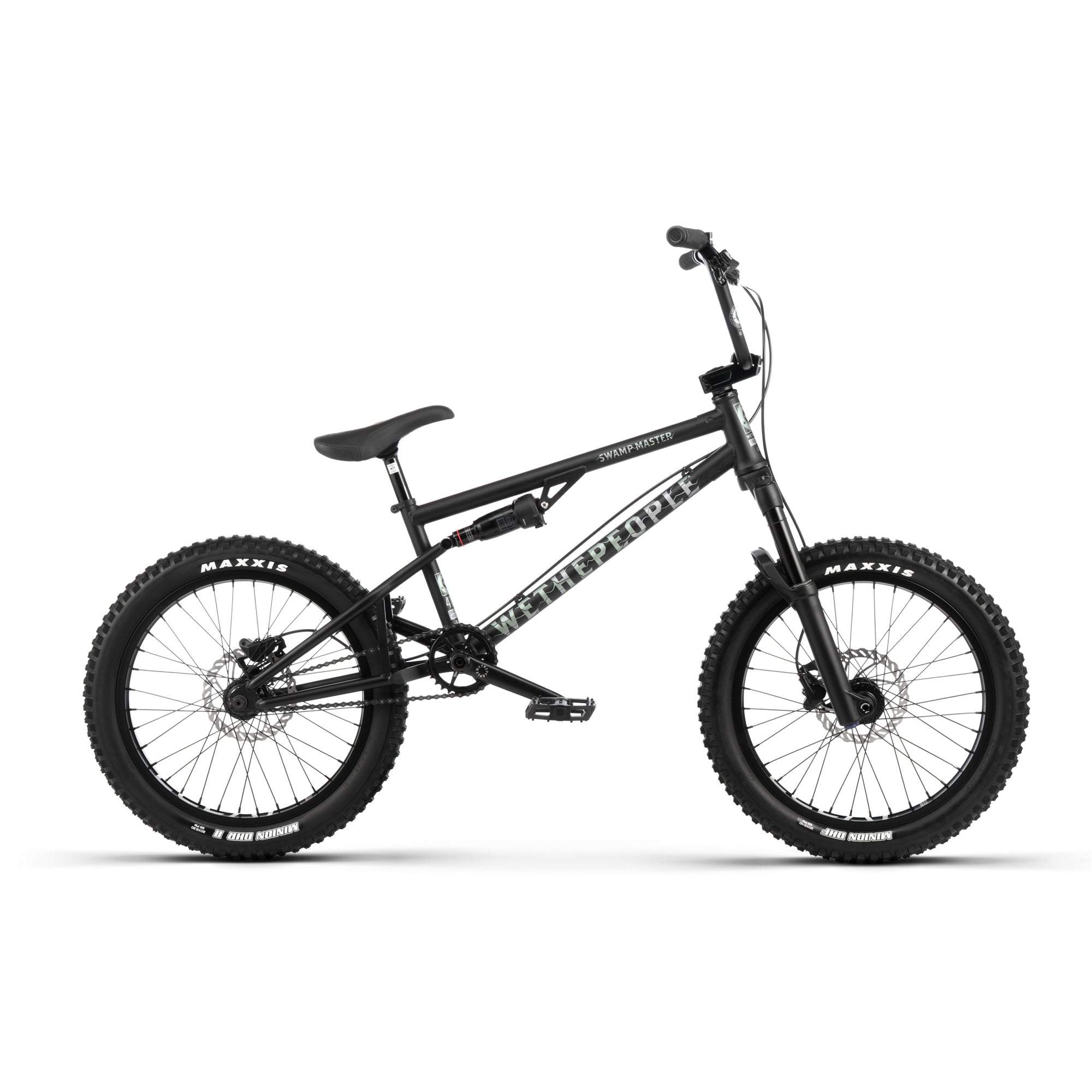 Wethepeople Swamp Master - Full Suspension 20" BMX Bike - 21.5"TT - Matte Black *IN STORE PICK-UP ONLY*