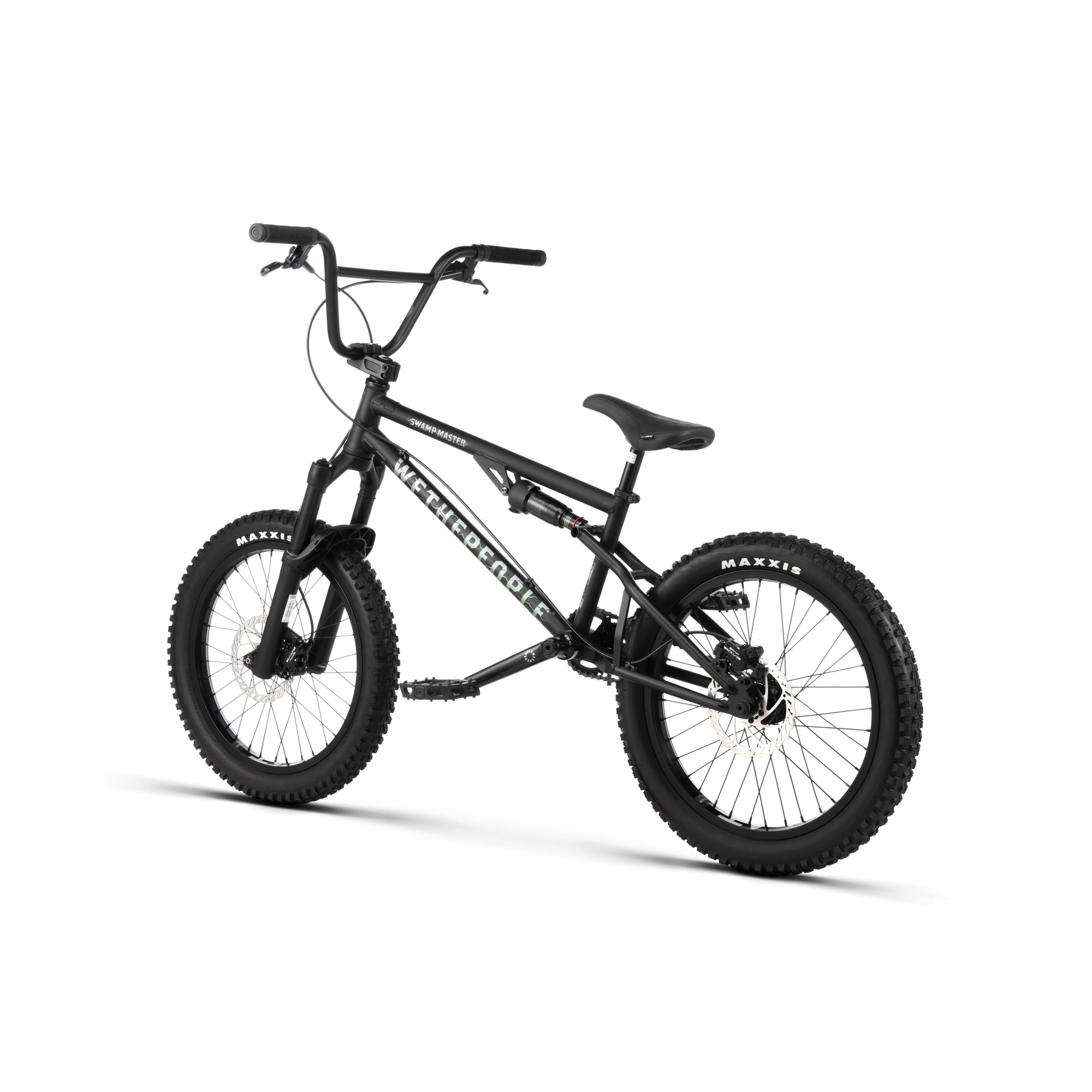 Wethepeople Swamp Master - Full Suspension 20" BMX Bike - 21.5"TT - Matte Black *IN STORE PICK-UP ONLY*