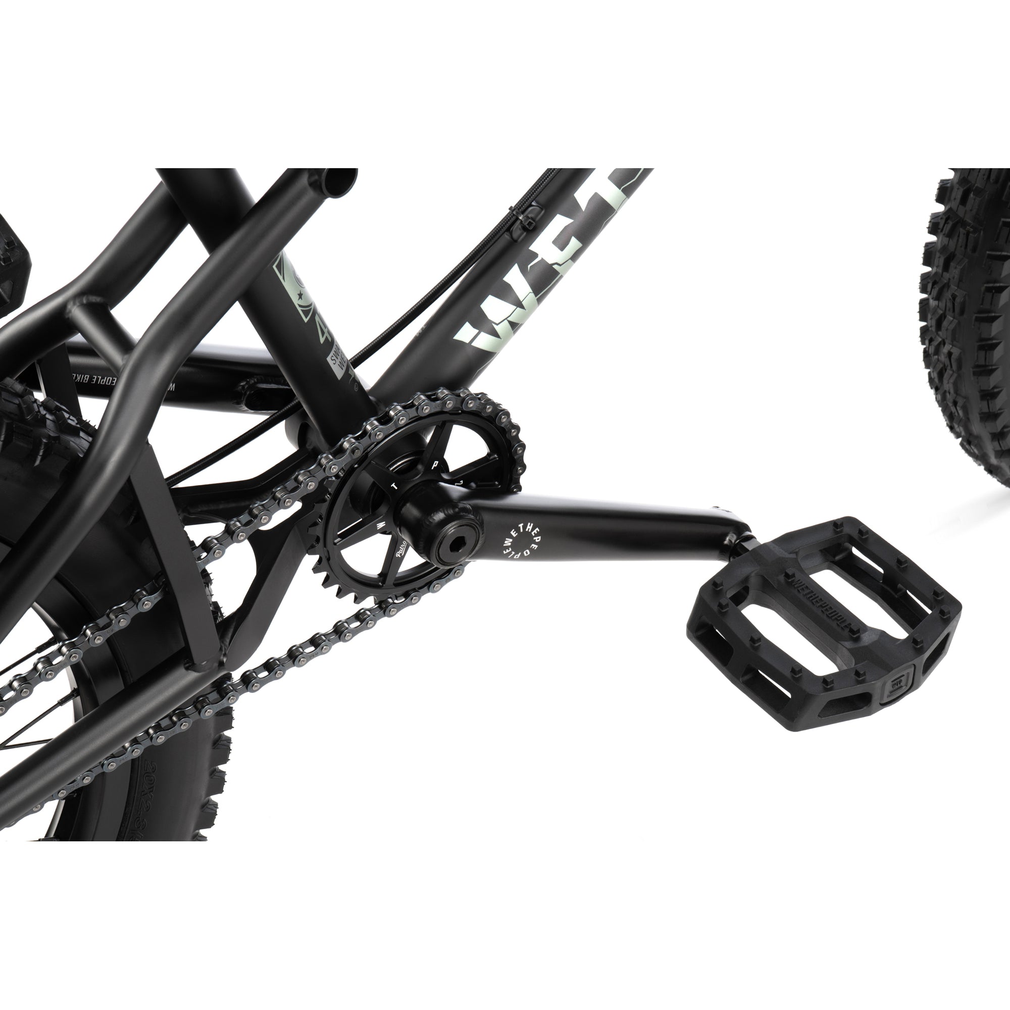Wethepeople Swamp Master - Full Suspension 20" BMX Bike - 21.5"TT - Matte Black *IN STORE PICK-UP ONLY*