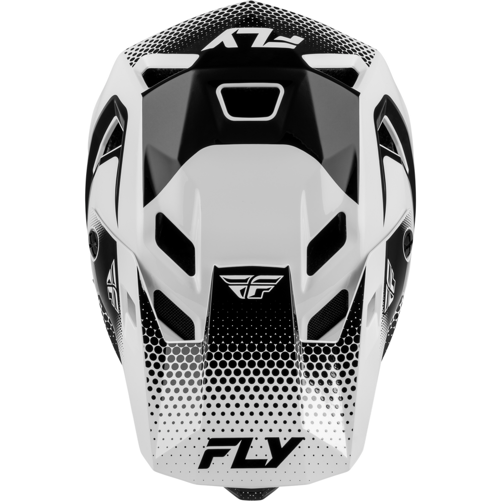 Fly Rayce Full Face BMX / DH Helmet - sz Adult XS - White/Black