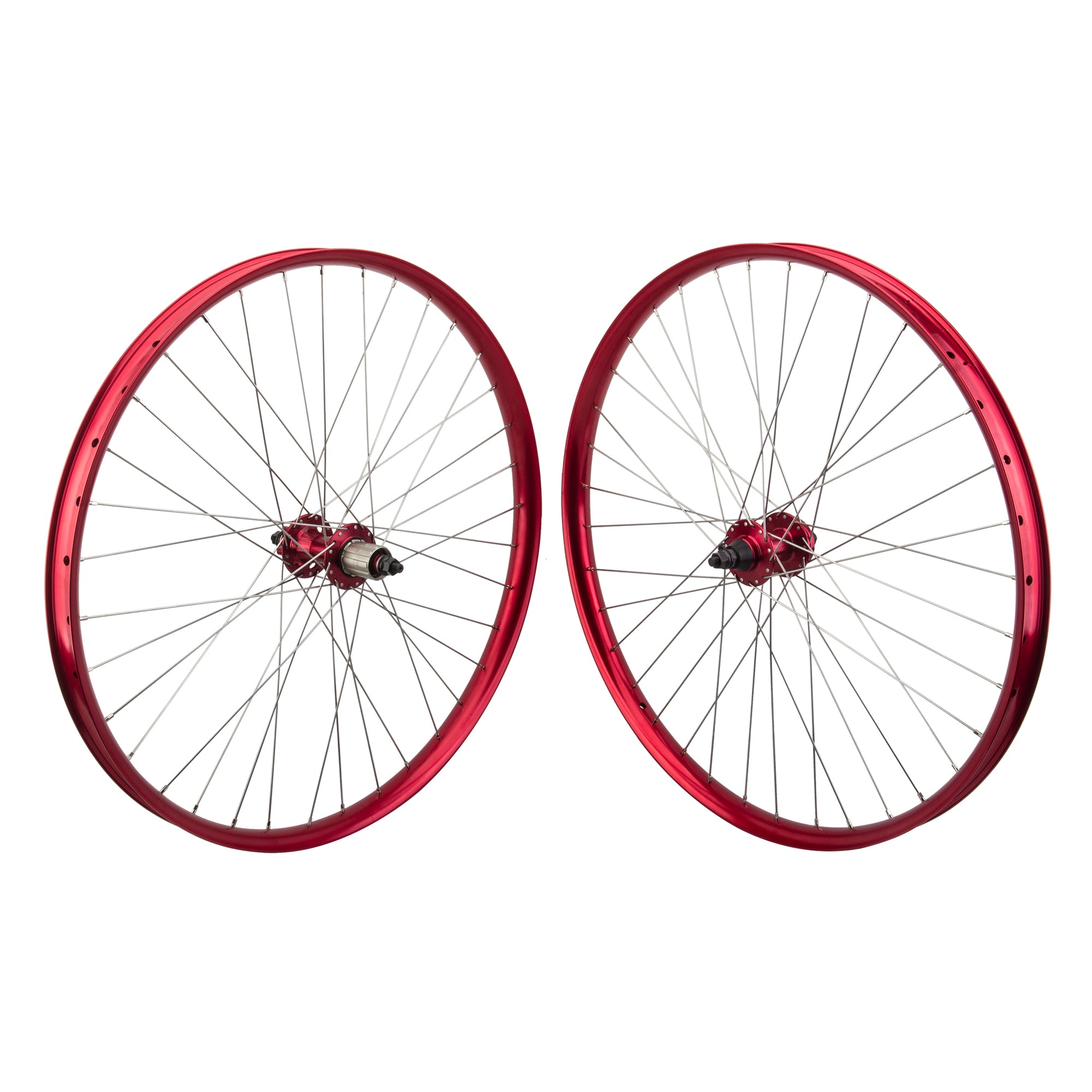 SE Racing OM Duro Wheelset 36H Red C&W Cycle