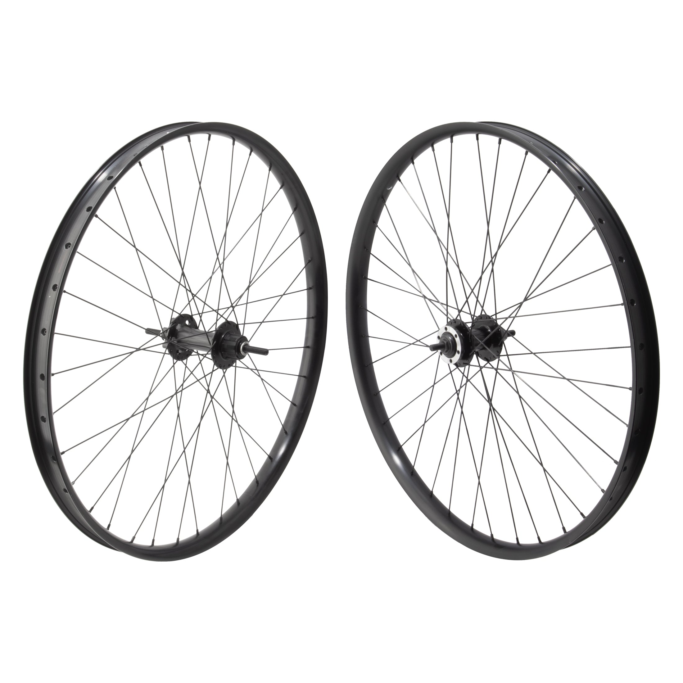 27.5" SE Racing 2019 Silver Beastmode Wheelset - 36H - Black
