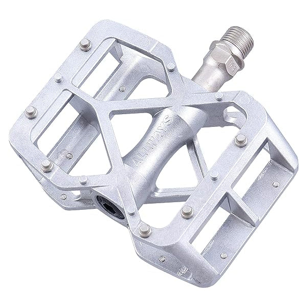 MKS Allways Alloy Platform Pedals - 9/16" - Silver